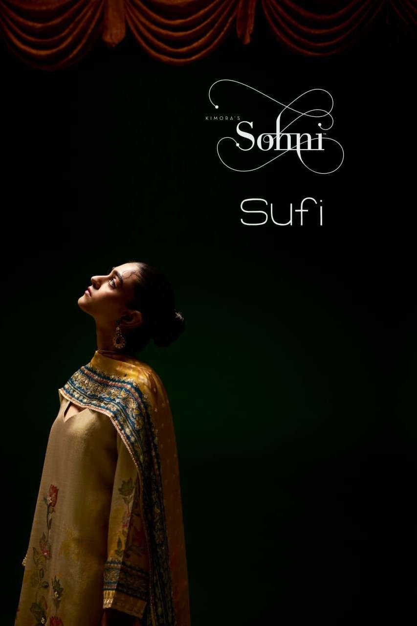 SOHNI SUFI VOL 100 RICH TYPE LIGHT DESIGN SALWAR SUIT UNSTITCH EXPORT